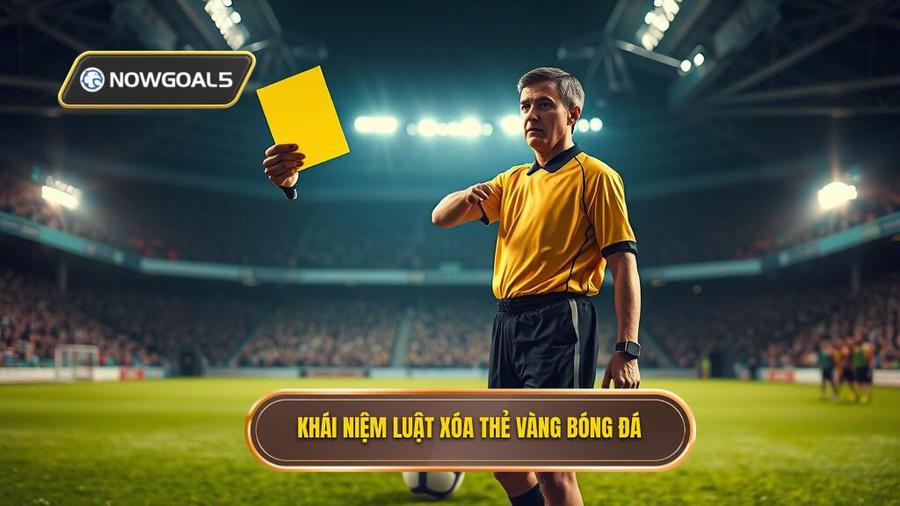 1. Khái niệm luật xóa thẻ vàng bóng đá