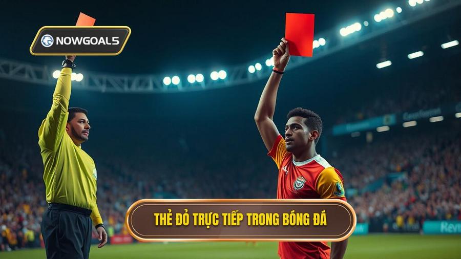 1. Thẻ đỏ trực tiếp trong bóng đá